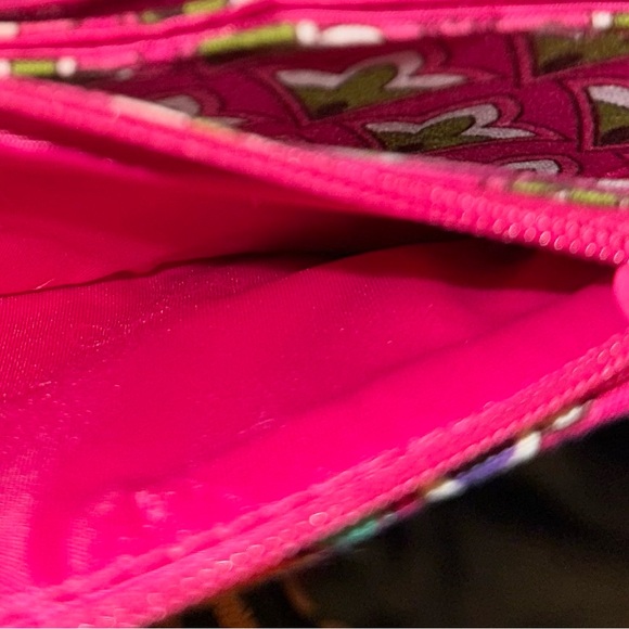 RETIRED VA VA VOOM PATTERN!!! Vera Bradley Pink Paisley Large Tote and Wallet - Picture 9 of 10